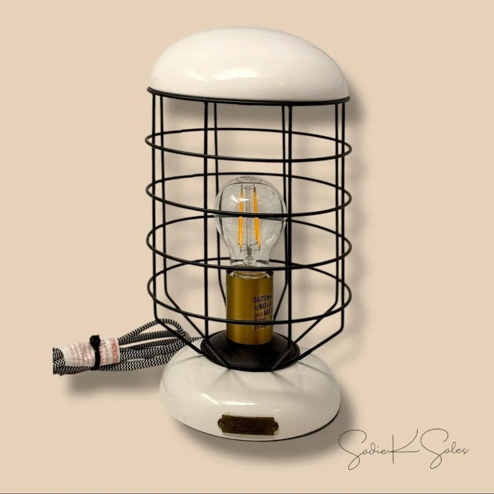 Cage Table Lamp -‎ Hearth & Hand Magnolia - Vintage Lantern Style 2018